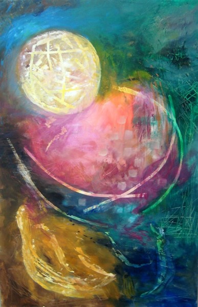 Moon light. Acrylic on canvas.32_ x 40_