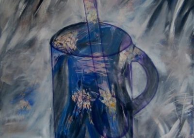 Cup. Acrylic on canvas.32_ x 40_