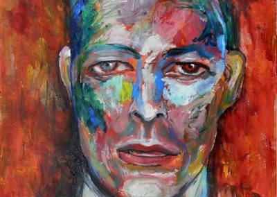 David Bowie Acrylic on canvas.12_ x 16_. prints available